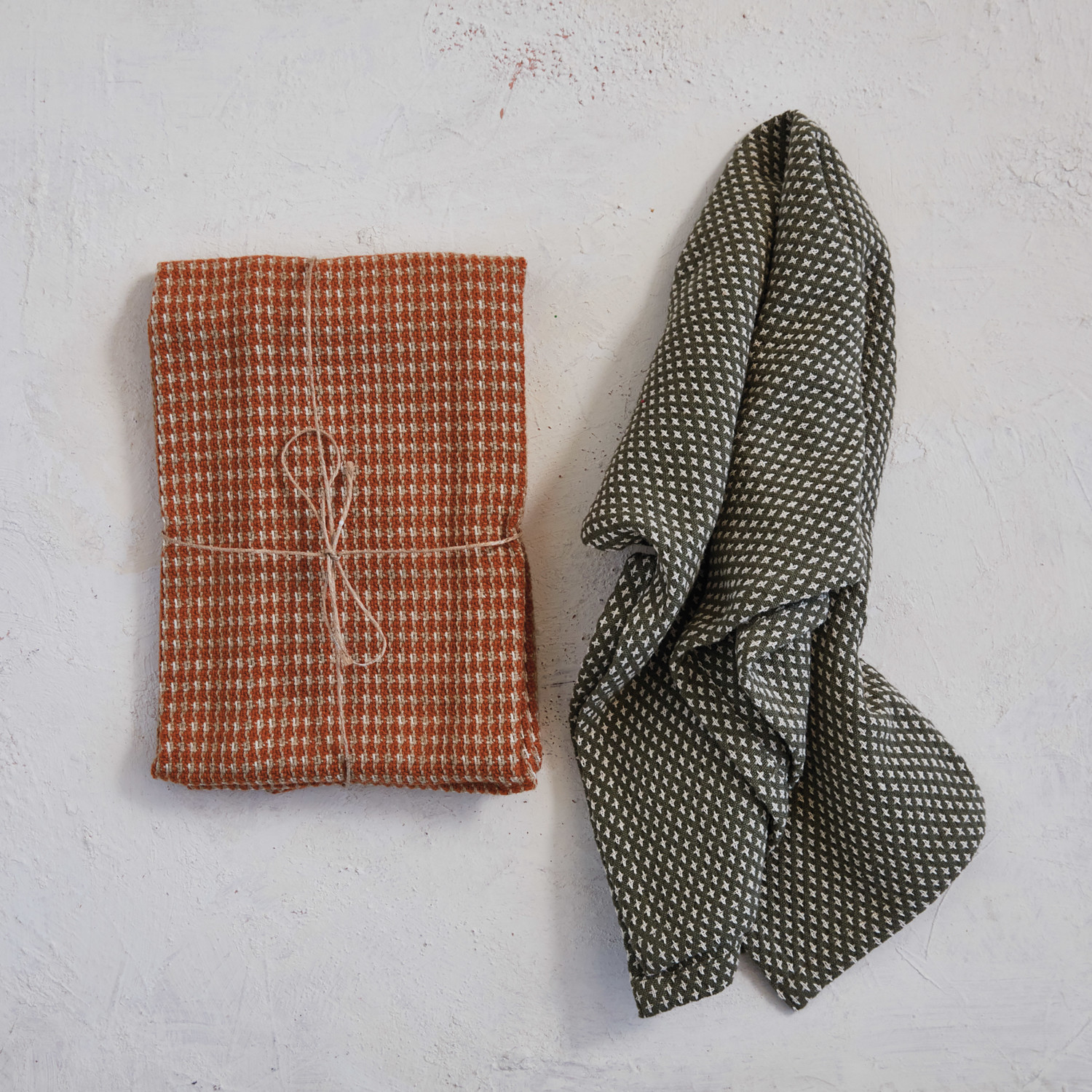Cotton Dobby Towel Set/2