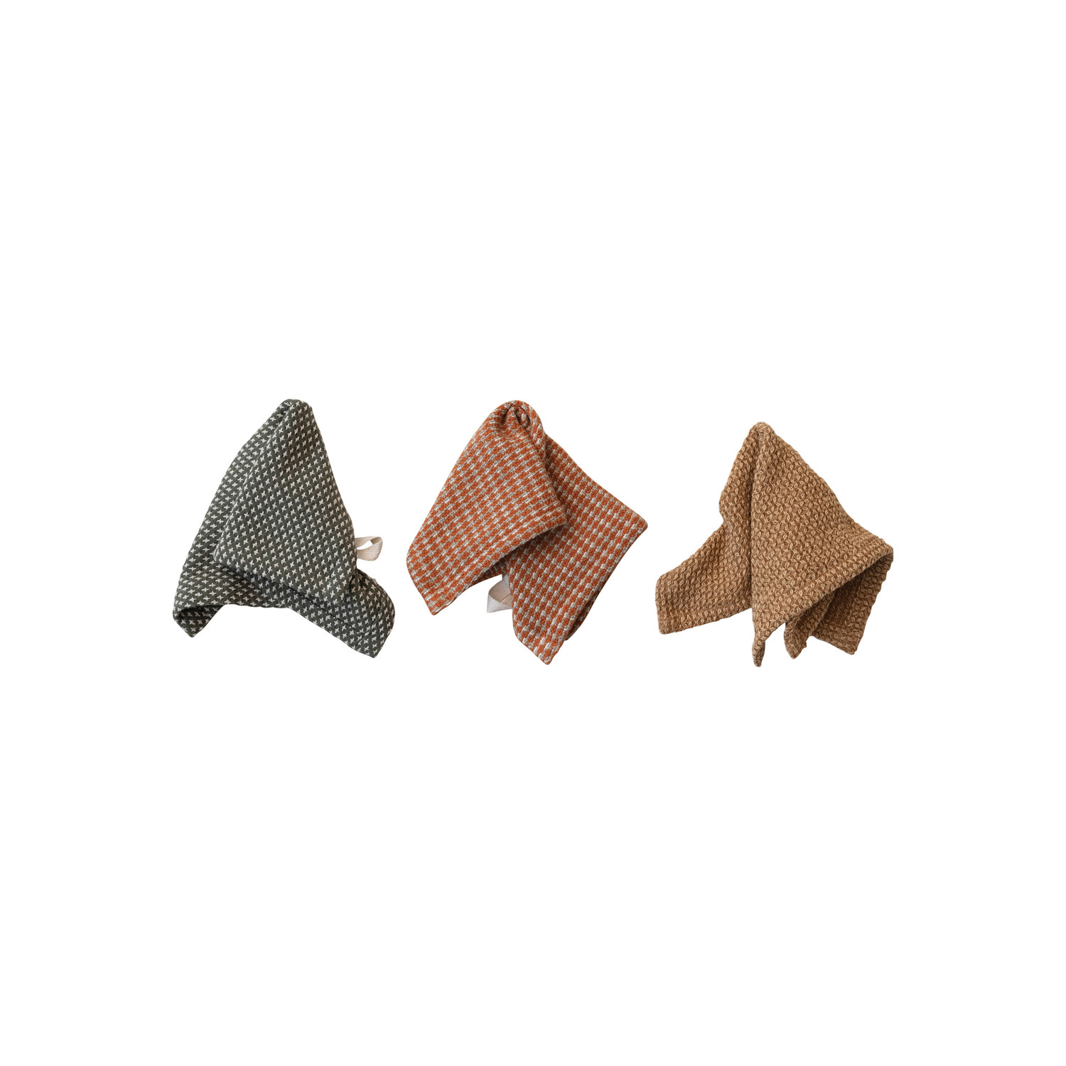 Cotton Dobby Dish Cloth Set/3