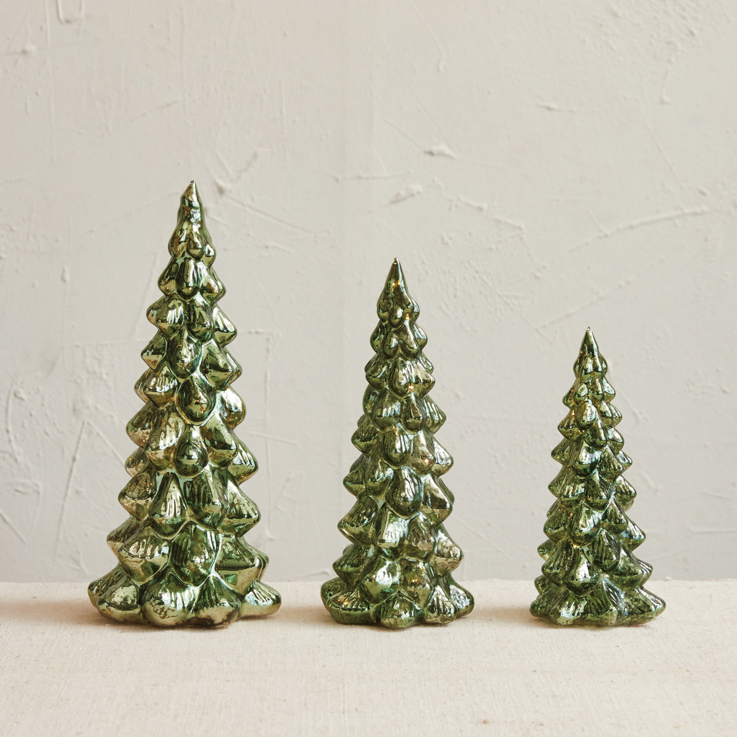 Mercury Glass Light Up Tree