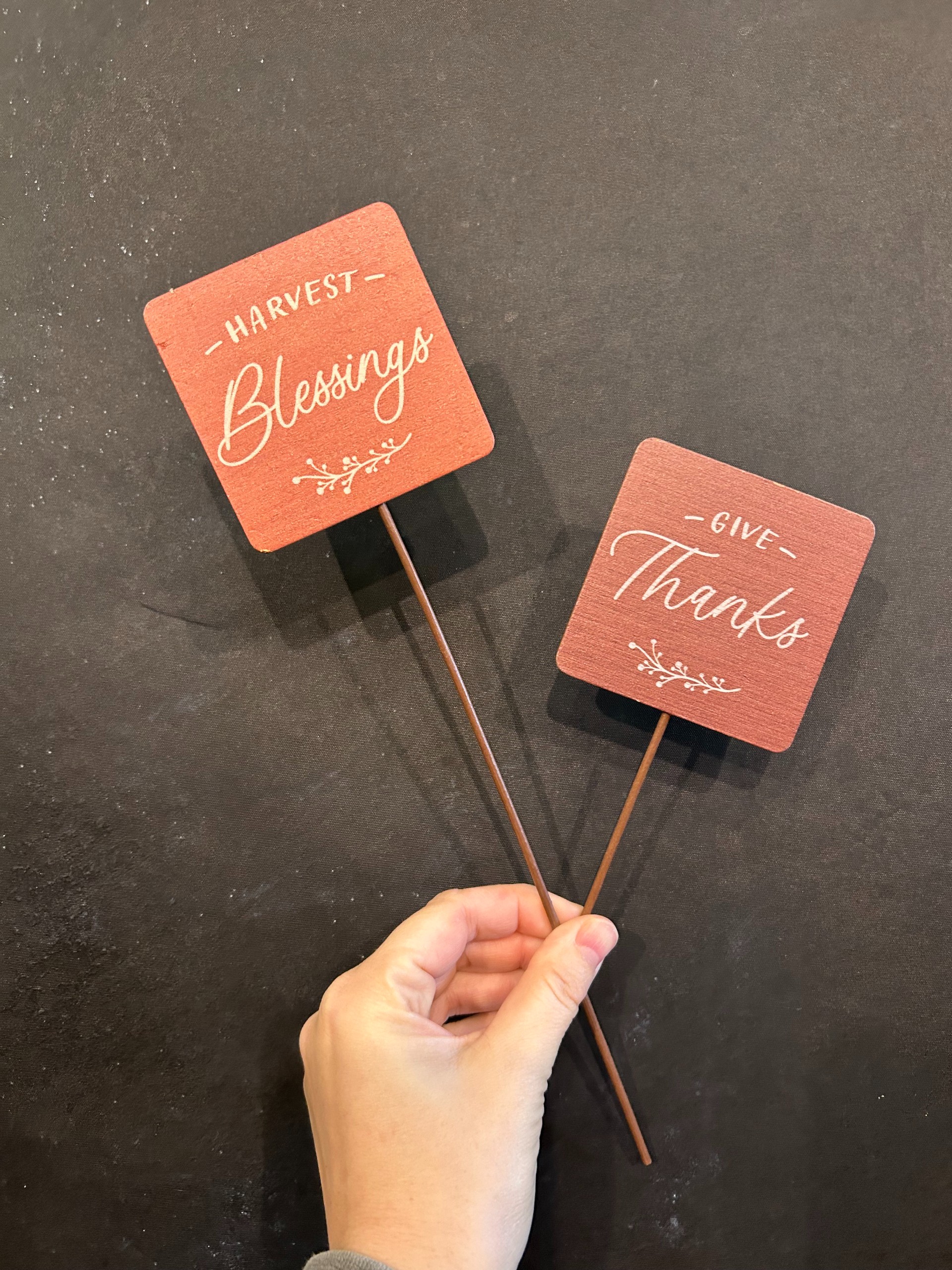 Fall Wooden Clip Pick