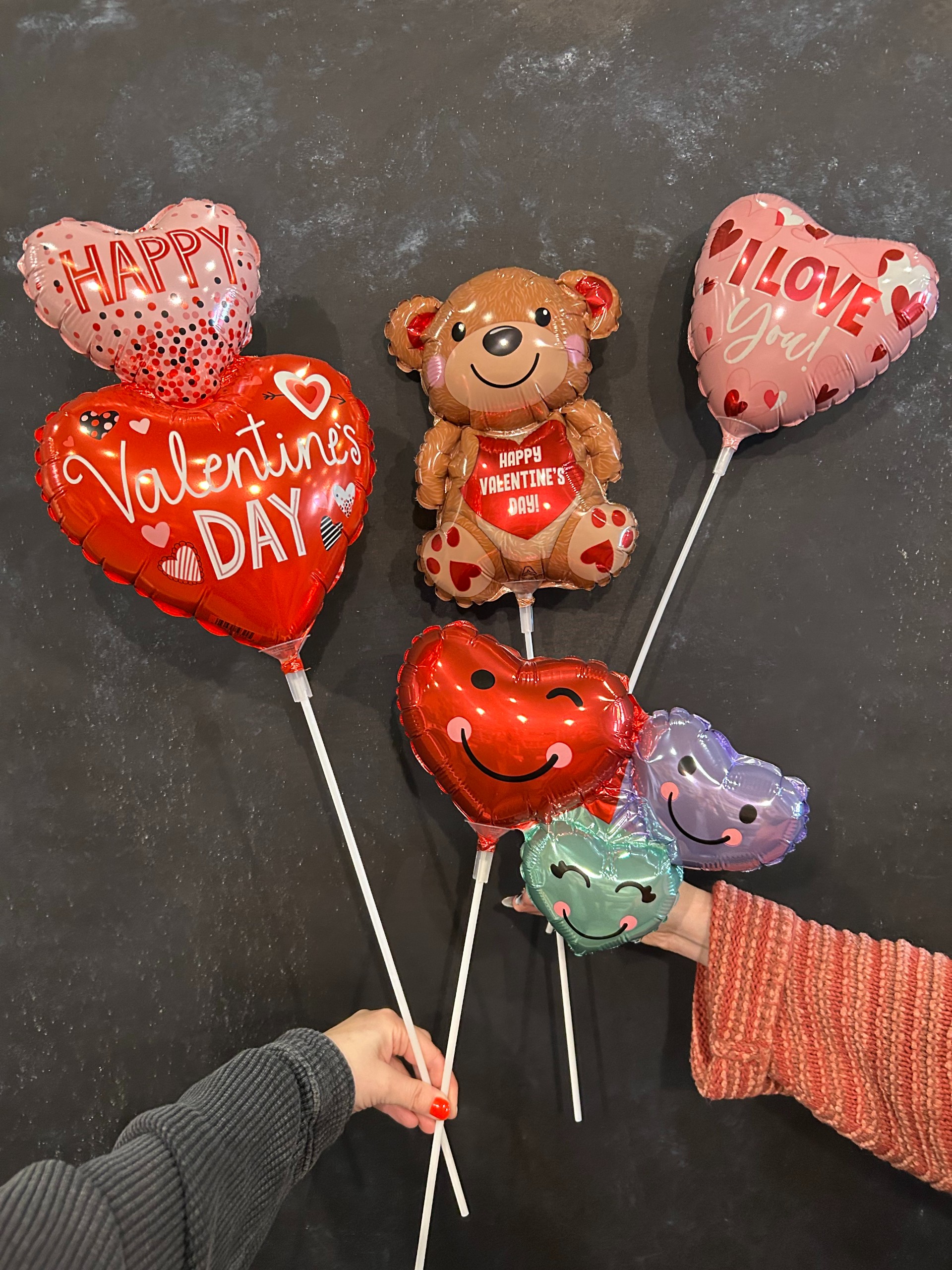 Valentine's Day Balloon Stick
