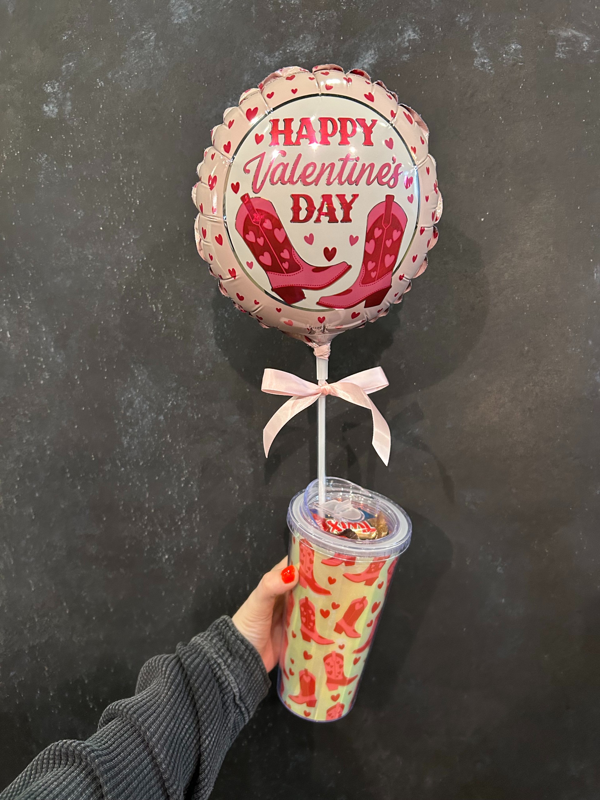 Valentine's Day Boots Candy Tumbler