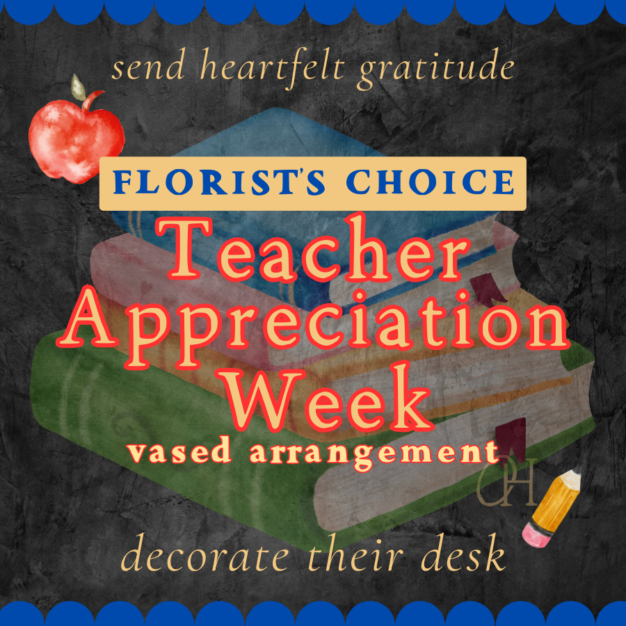 Teacher Appreciation Week Vased Arrangement - Florist's Choice