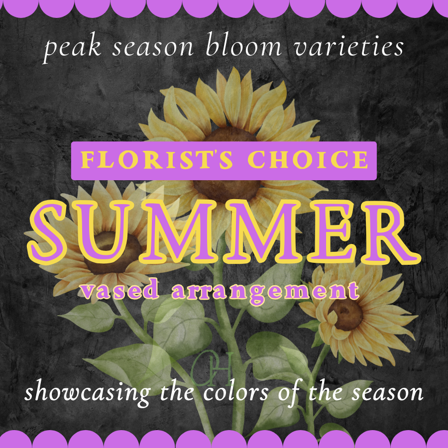 Summer Vased Arrangement - Florist's Choice