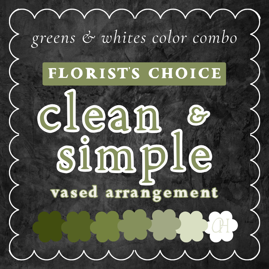 Clean & Simple Vase Arrangement - Florist's Choice