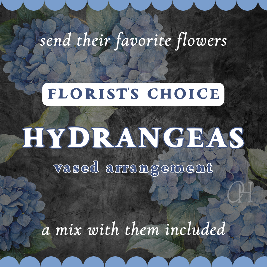 Hydrangeas Vase Arrangement - Florist's Choice