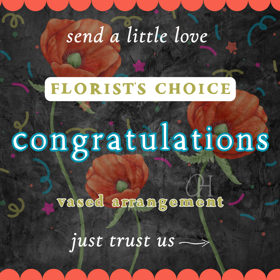 Congratulations Vase Arrangement - Florist's Choice