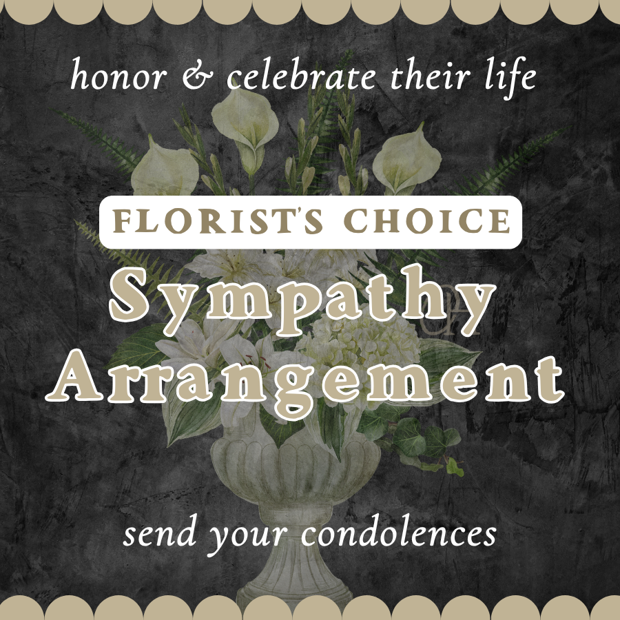Sympathy Vase Arrangement - Florist's Choice