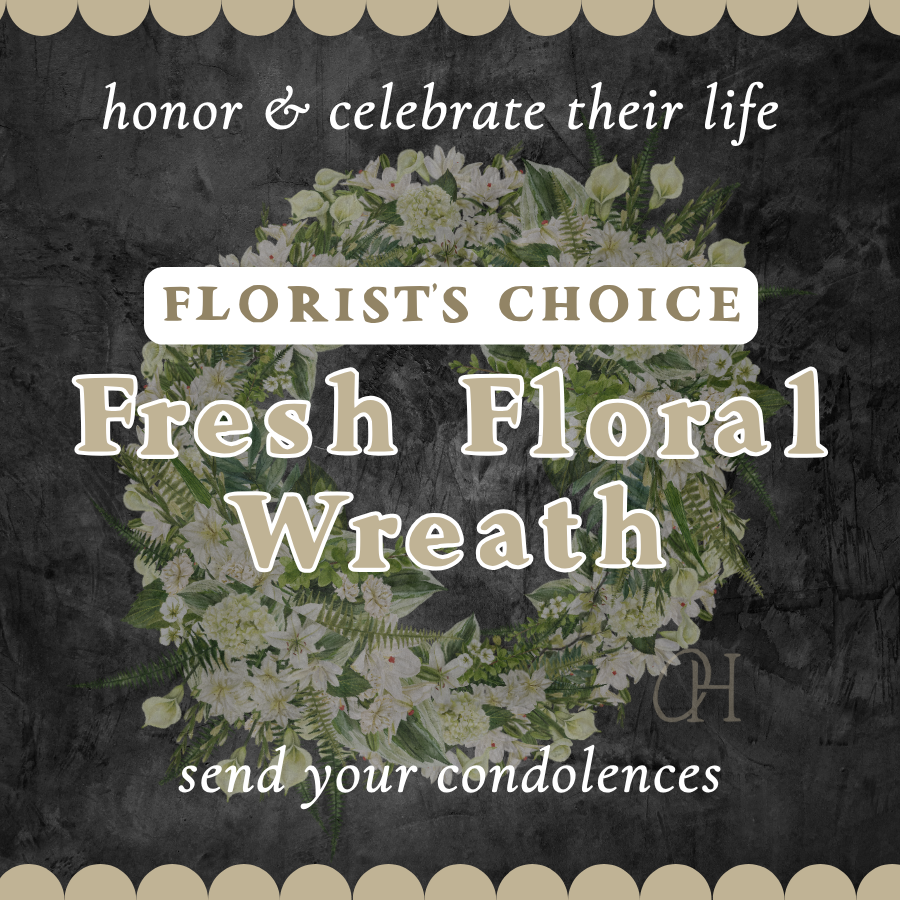 Fresh Flower Wreath - Florist's Choice