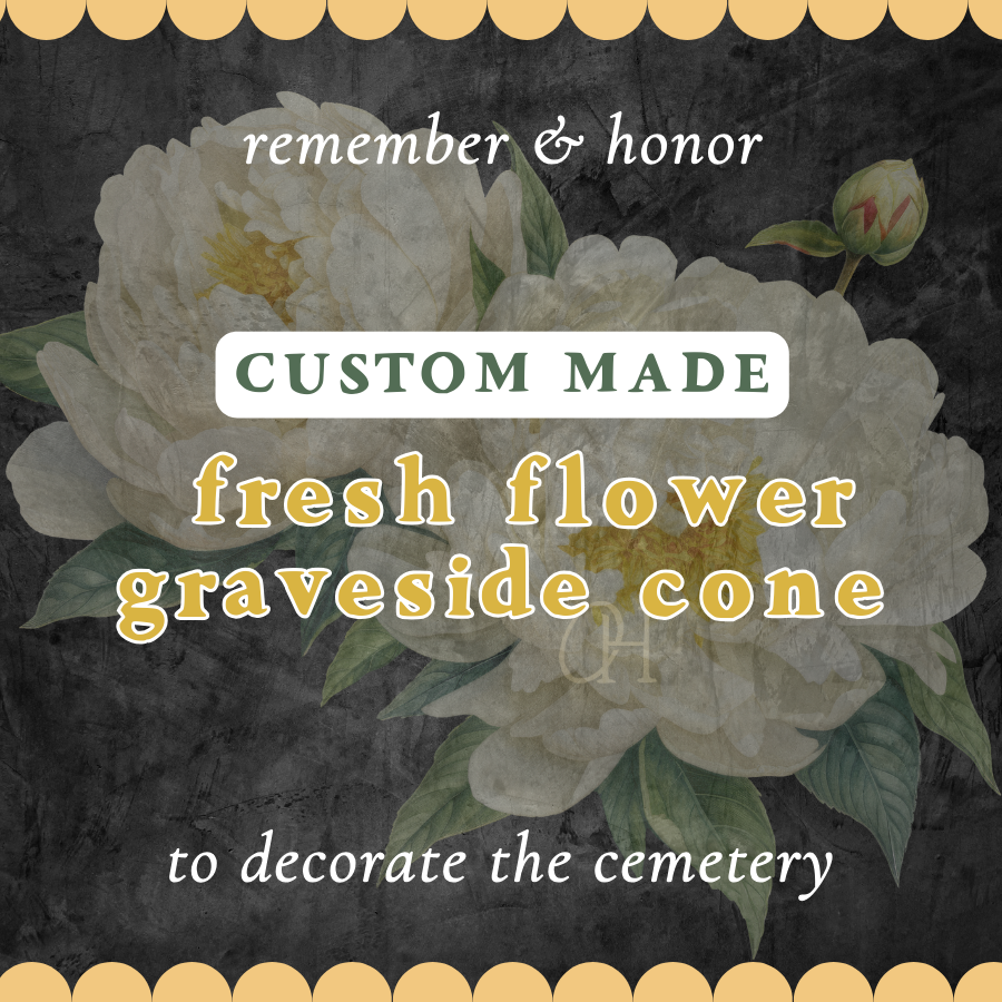 Fresh Flower Cone - Custom Made