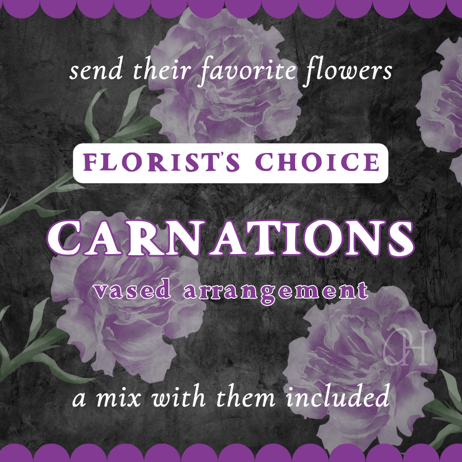 Carnation Vase Arrangement - Florist's Choice