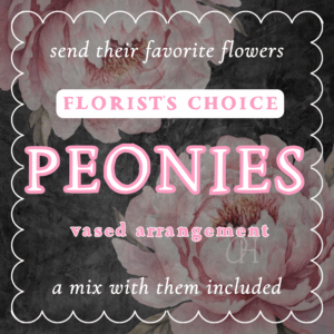 Peony Vase Arrangement - Florist's Choice