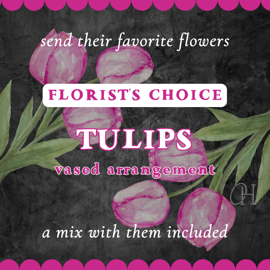 Tulip Vase Arrangement - Florist's Choice