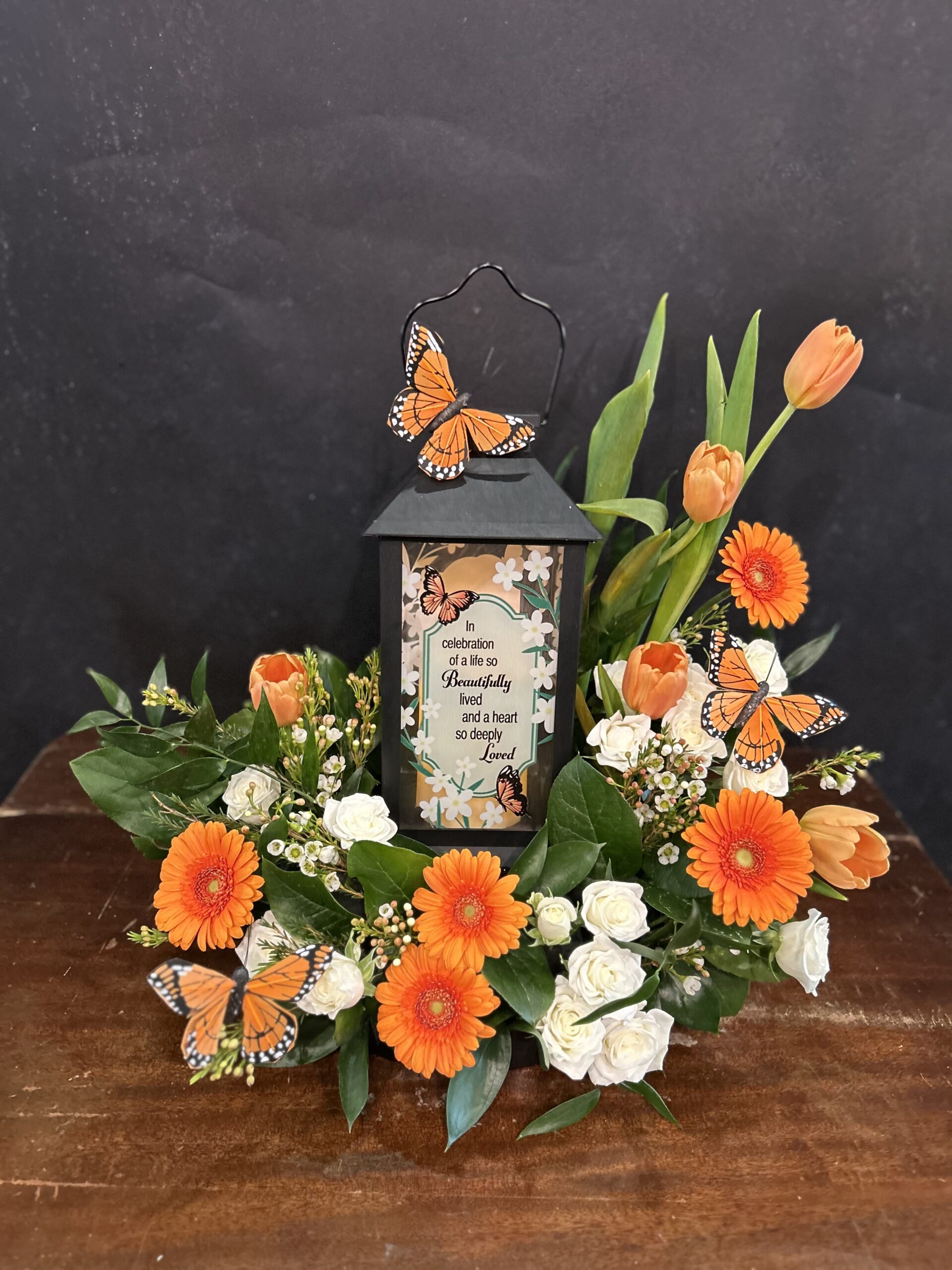 Monarch Lantern Arrangement