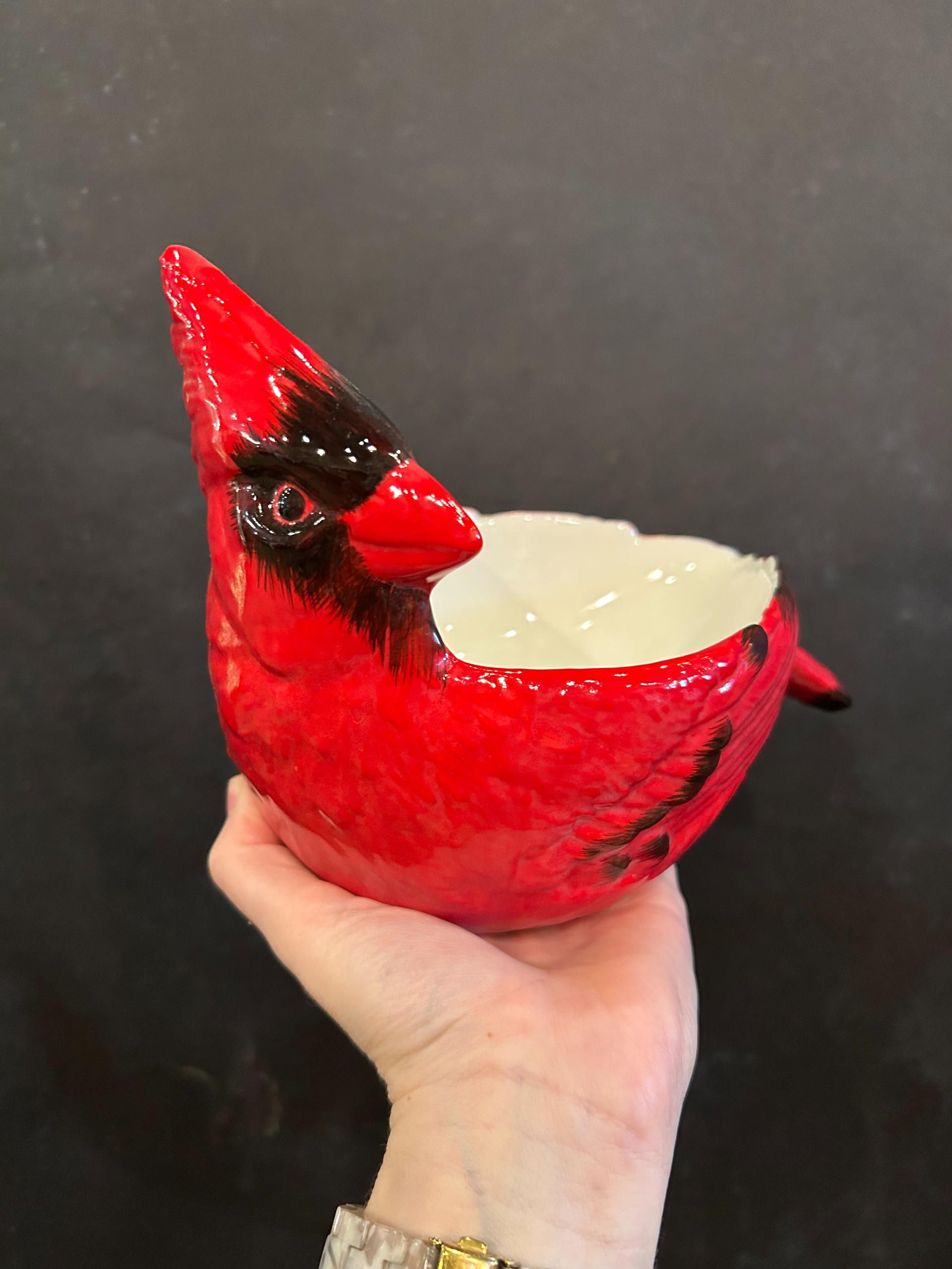 Ceramic Cardinal Dish