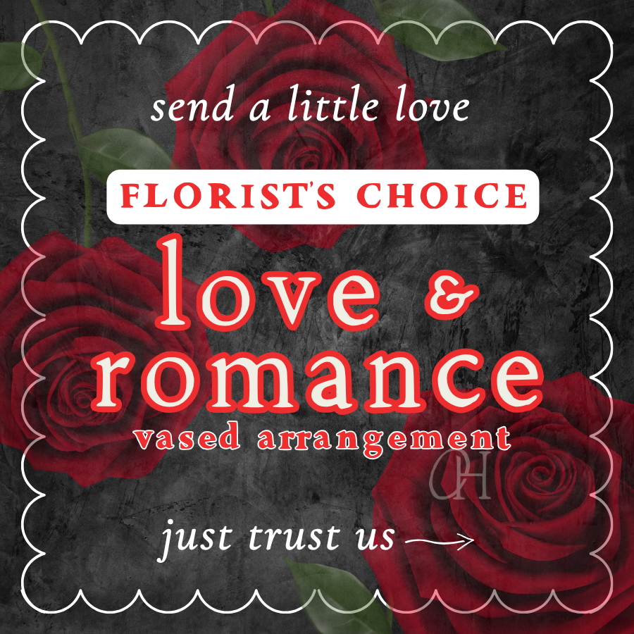 Love & Romance Vase Arrangement - Florist's Choice