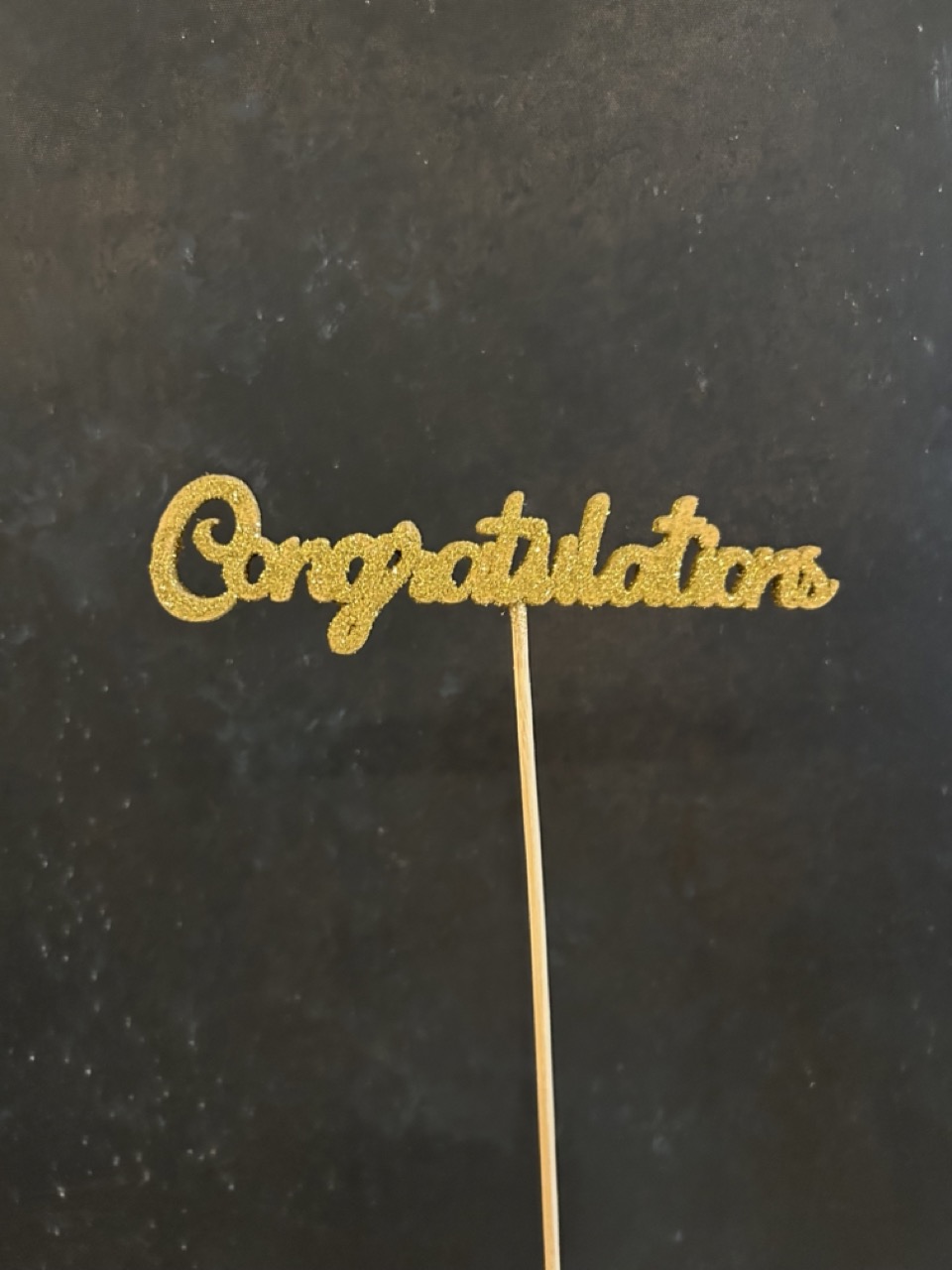 Glitter Pick - Congratulations