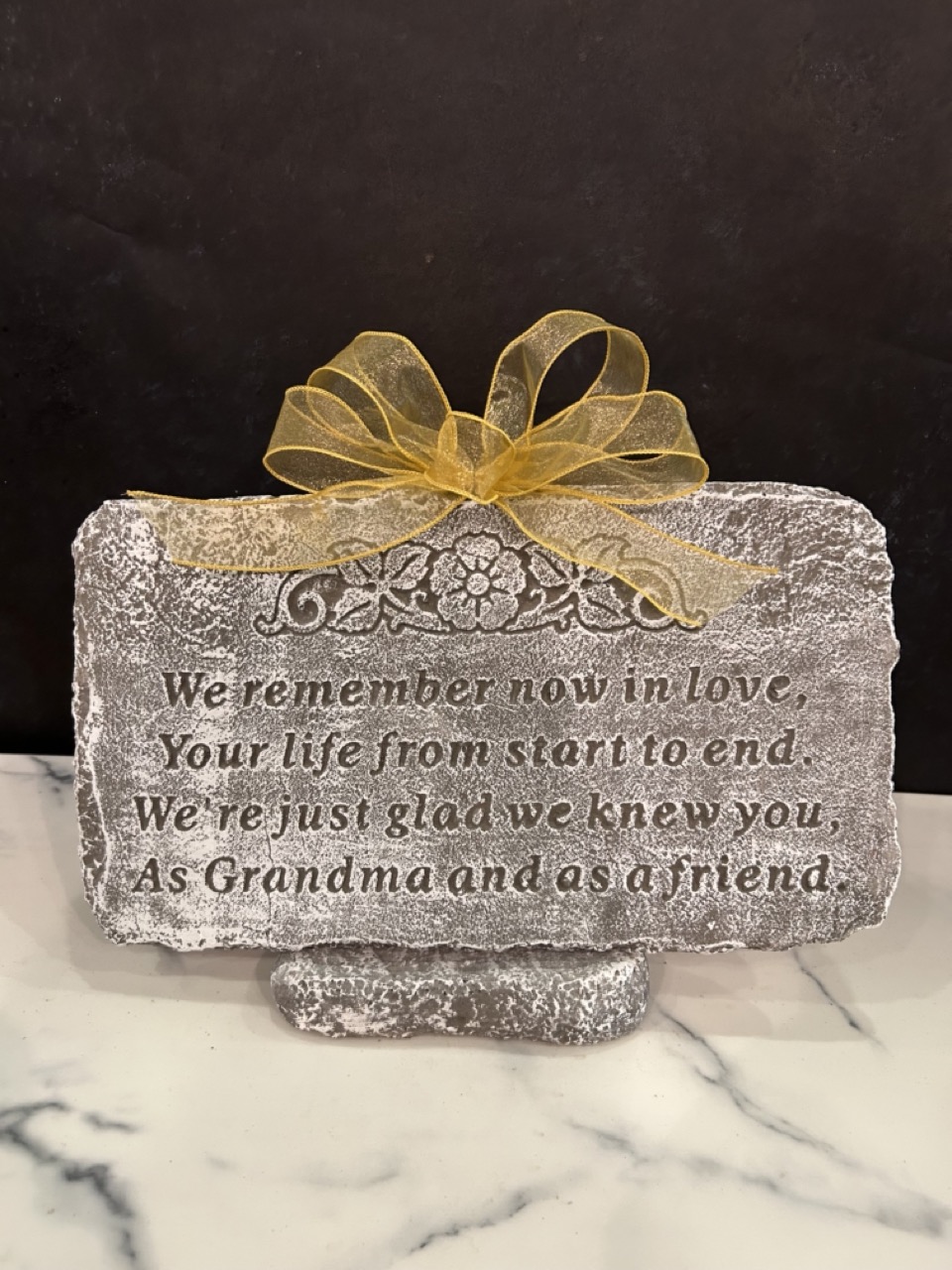 Concrete Memorial Stone - Grandma