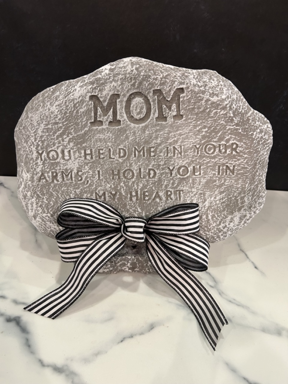 Concrete Memorial Stone - Mom